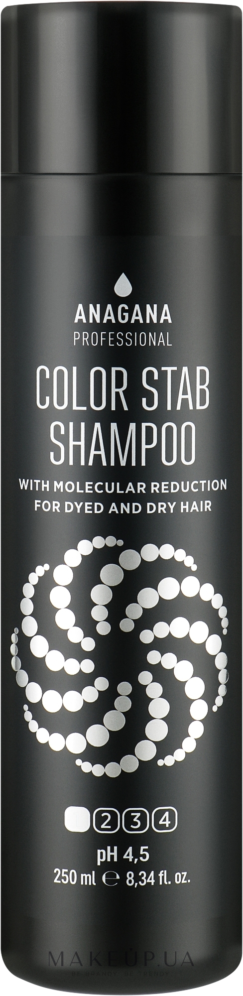 Шампунь "Стабілізатор кольору" для фарбованого волосся - Anagana Professional Color Stab Shampoo With Molecular Reduction — фото 250ml