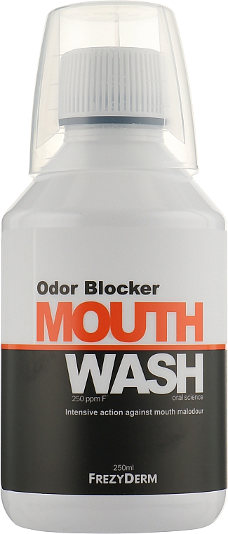 Ополаскиватель для полости рта для блокировки и лечения неприятного запаха изо рта (галитоз) - Frezyderm Odor Blocker Mouthwash