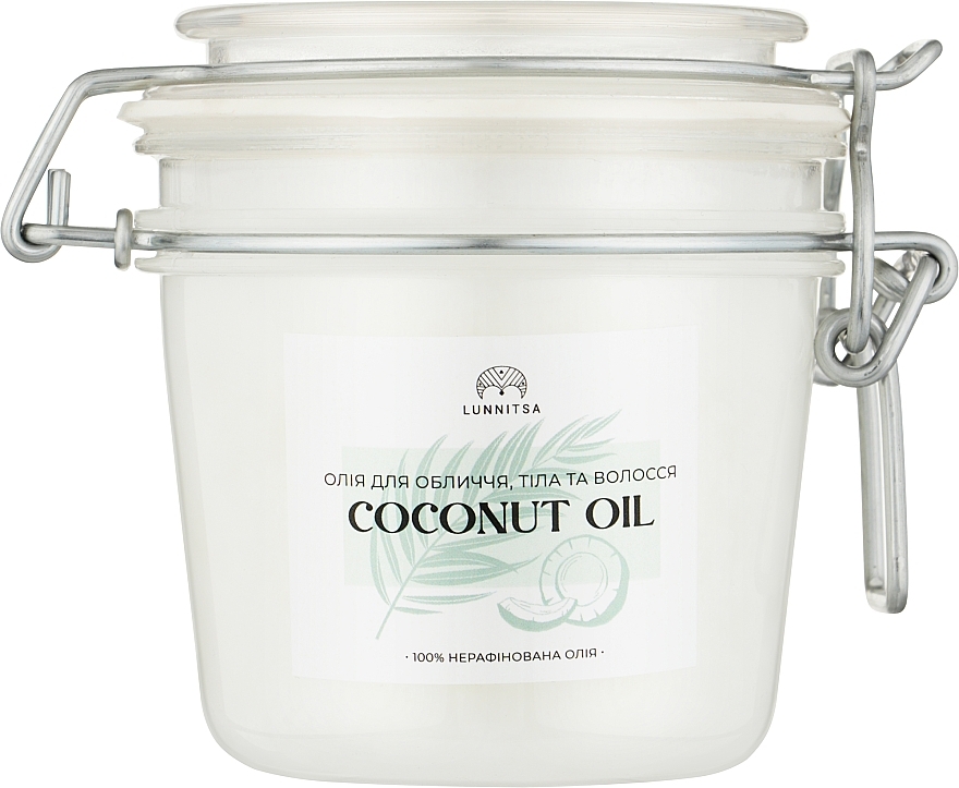 Нерафинированное кокосовое масло для лица, тела и волос - Lunnitsa Coconut Oil