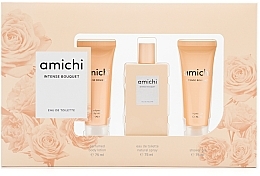 Amichi Intense Bouquet - Набір (edt/75ml + b/lot/75ml + sh/gel/75ml) — фото N1
