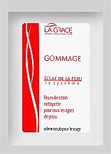 Духи, Парфюмерия, косметика Хлопковый гоммаж - La Grace Eclat De La Peau Gommage Coton (пробник)