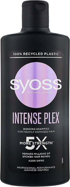 Шампунь для пошкодженого волосся - Syoss Intense Plex Shampoo