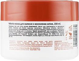 Маска для волосся з кокосовою олією - Babaria Hair Mark Coconut Oil — фото N2