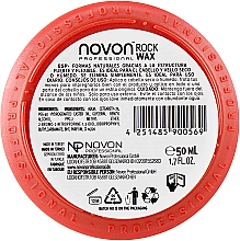 Помада для волос ультра сильной фиксации - Novon Professional Rock Wax Ultra Strong Hold — фото N2
