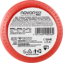 Віск для волосся ультрасильної фіксації - Novon Professional Rock Wax Ultra Strong Hold — фото N2