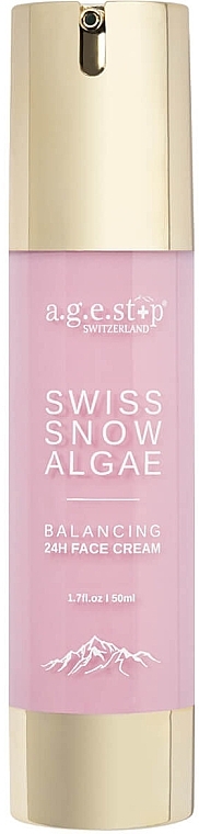 Крем для обличчя з пептидним комплексом - A.G.E. Stop Swiss Snow Algae 24H Face Cream — фото N1