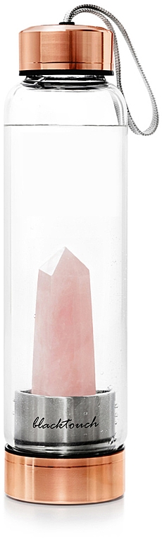 Пляшка для води з кристалом рожевого кварцу - BlackTouch Elixir