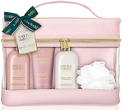 Парфумерія, косметика Набір, 4 продукти  - Baylis & Harding Jojoba, Vanilla & Almond Oil Heart Set