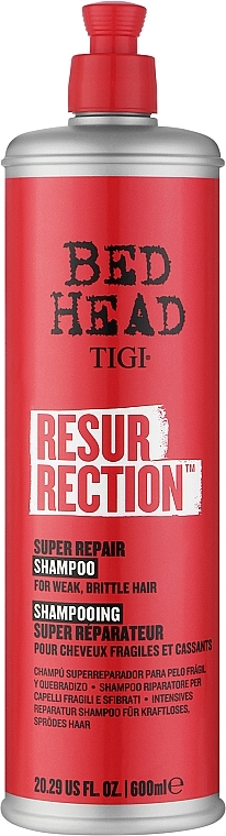 Шампунь для слабкого й ламкого волосся - Tigi Bed Head Resurrection Super Repair Shampoo
