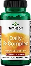 Парфумерія, косметика Активований комплекс вітамінів групи B, капсули - Swanson Daily B-complex