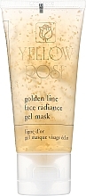 Духи, Парфюмерия, косметика Гелевая маска для лица с золотом (туба) - Yellow Rose Golden Line Face Radiance Gel Mask