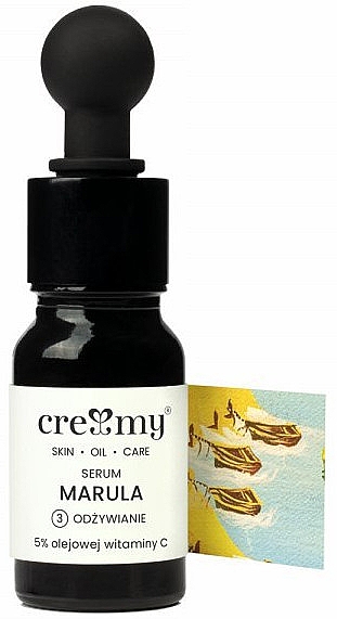 Сироватка для обличчя з олією марули - Creamy Nourishing Marula Serum — фото N1