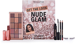 Духи, Парфюмерия, косметика Набор, 6 продуктов - Makeup Revolution Get The Look: Nude Glam Makeup Gift Set