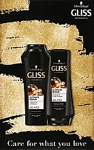 Духи, Парфюмерия, косметика УЦЕНКА Набор "Care For What You Love" - Gliss Kur Ultimate Repair (shm/250ml + balm/200ml) *