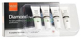 Парфумерія, косметика Набір - VLCC Diamond Facial Kit (peeling/5g + gel/10g + mask/10g + lotion/5.35g)