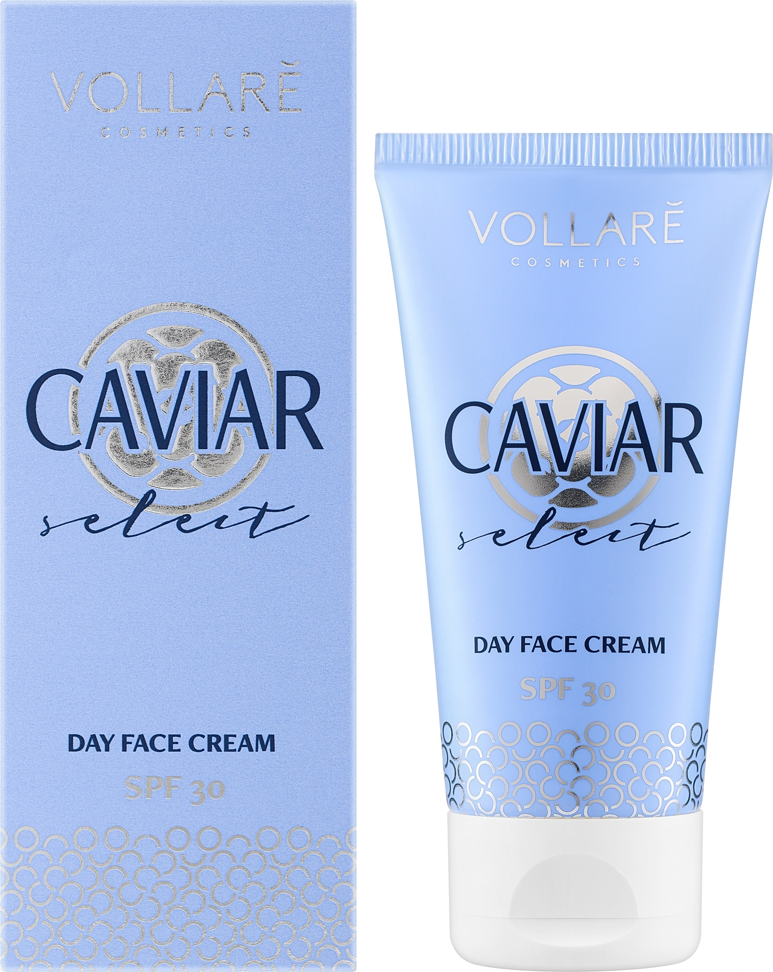 Омолаживающий дневной крем для лица с черной икрой - Vollare Cosmetics Caviar Extract Soothing Day Face Cream SPF 30 — фото 50ml