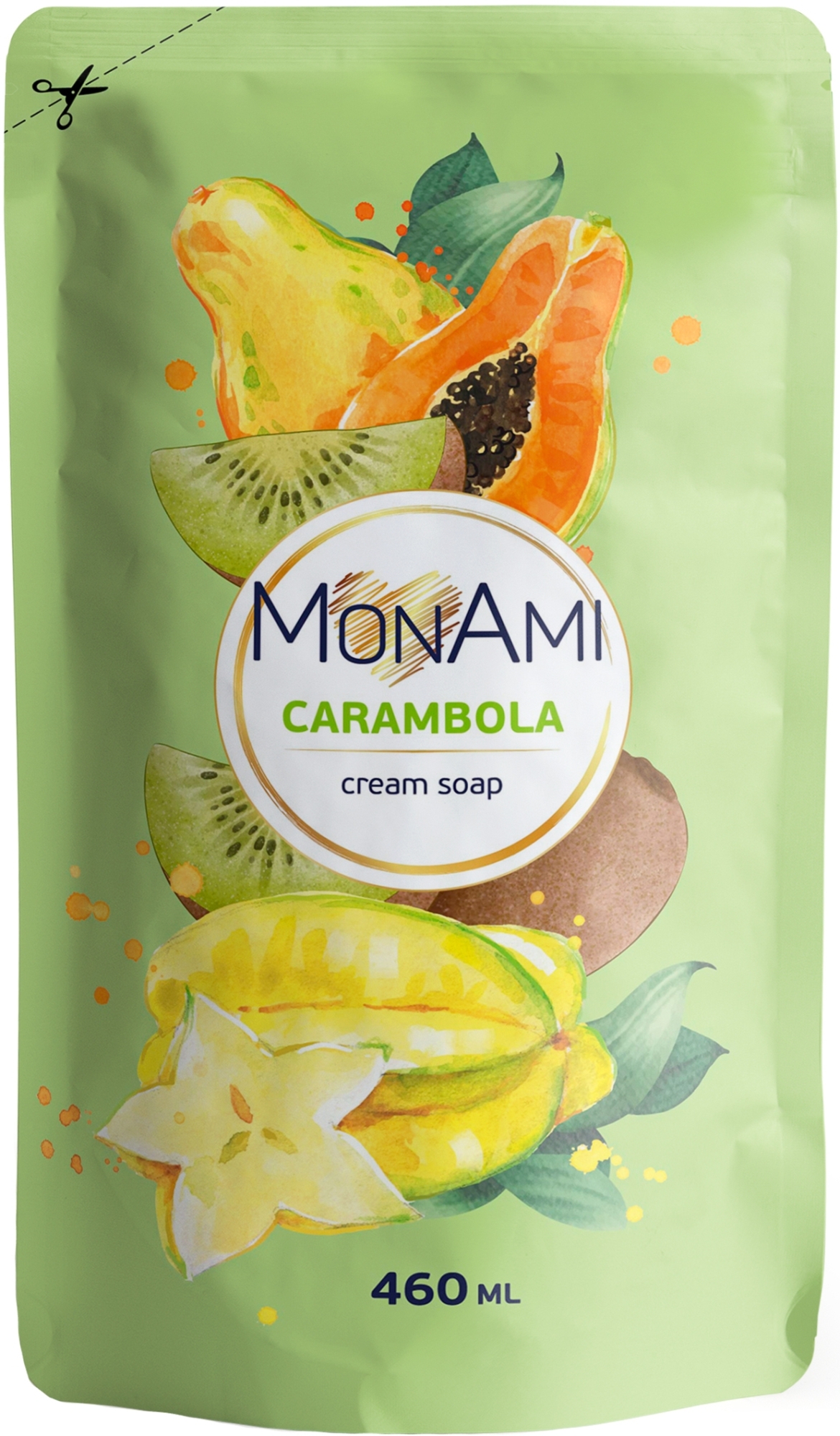 Мило рідке - Grand Шарм MonAmi Carambola Cream Soap — фото 460ml