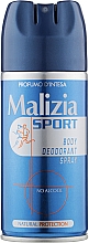 Духи, Парфюмерия, косметика Дезодорант парфюмированный для мужчин - Malizia Sport No Alcohol