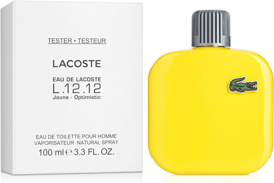 Lacoste Eau de Lacoste L.12.12 Yellow (Jaune) - Туалетная вода (тестер без крышечки) — фото N2
