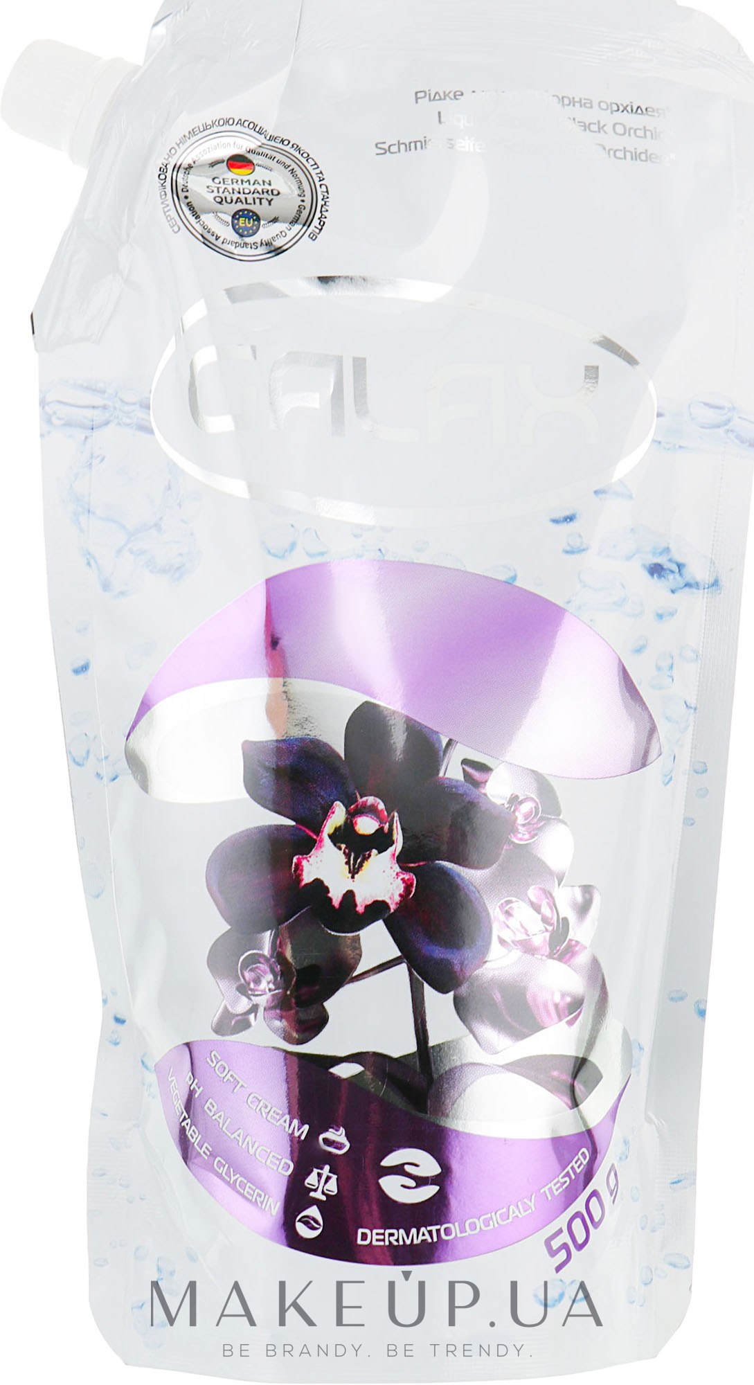Жидкое мыло "Черная орхидея" - Galax (дой-пак) — фото 500g