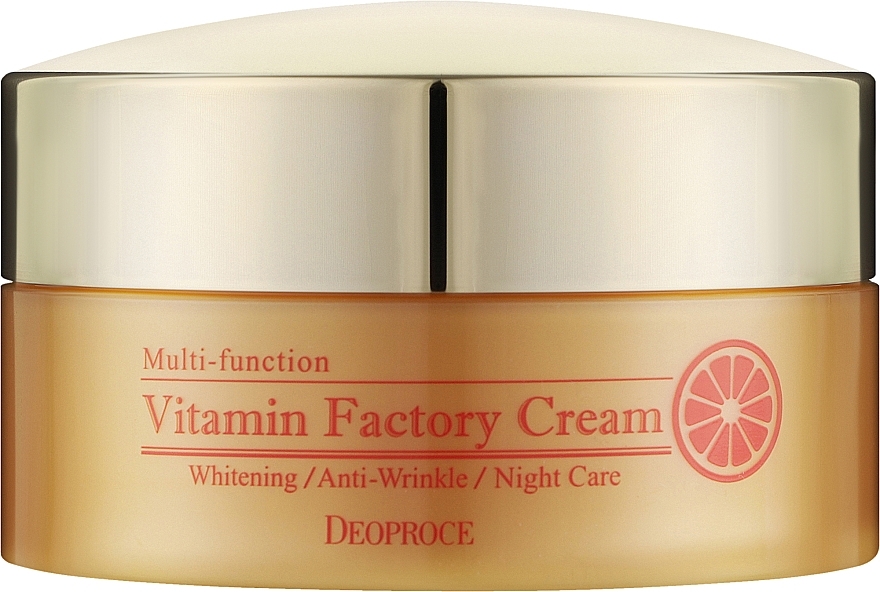 Багатофункціональний вітамінний крем для обличчя - Deoproce Multi-Function Vitamin Factory Cream — фото N1