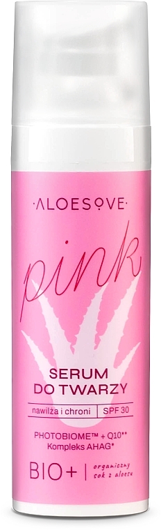 Сироватка для обличчя з SPF30 - Aloesove Pink Face Serum SPF30 — фото N1