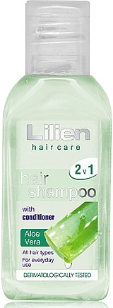 Шампунь "Алое вера" - Lilien Hair Shampoo Aloe Vera Travel Size — фото N1