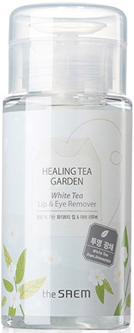 Средство для снятия макияжа - The Saem Healing Tea Garden White Tea Lip & eyes Remover — фото N1