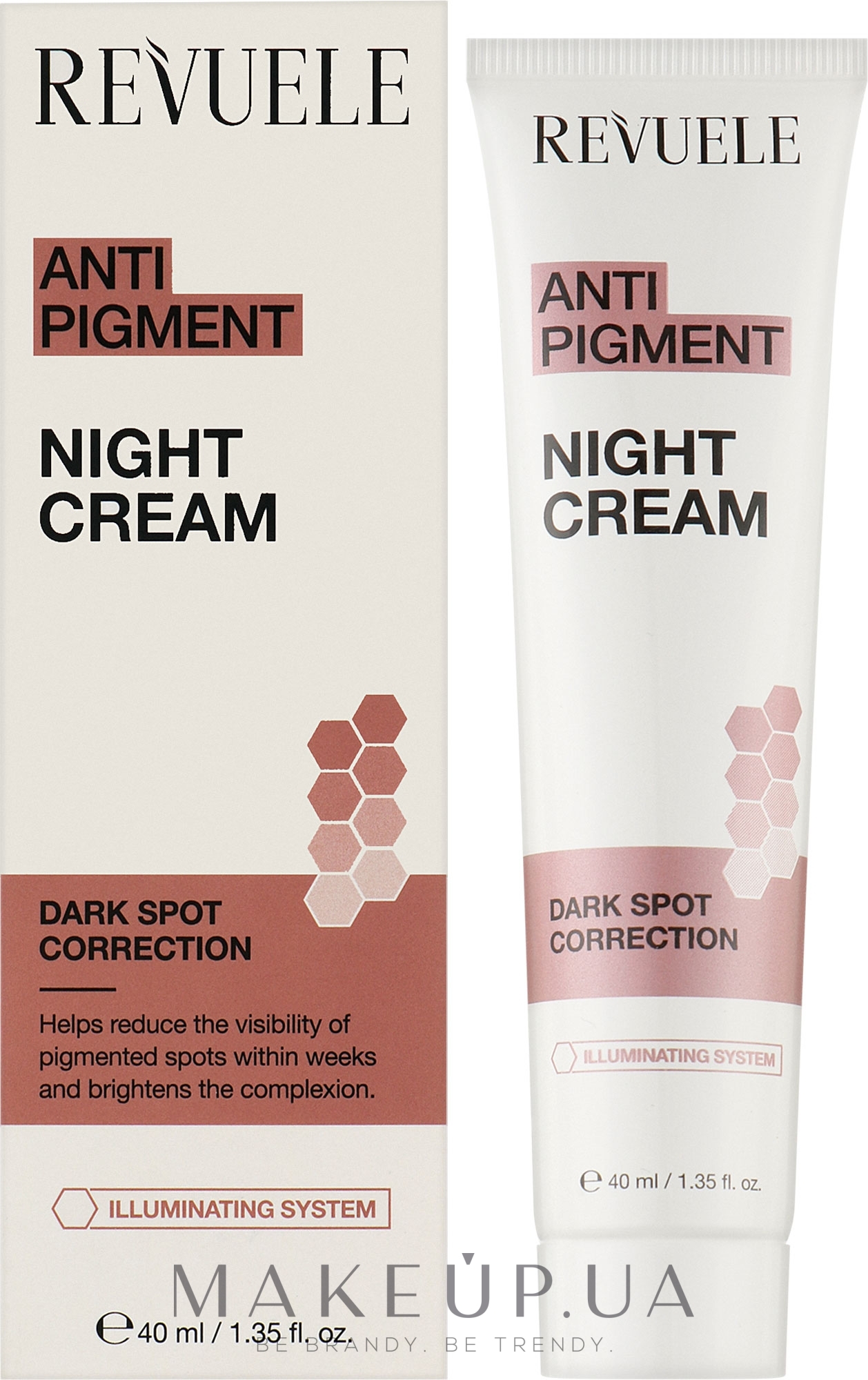 Ночной крем для лица против пигмента - Revuele Anti Pigment Cream — фото 40ml