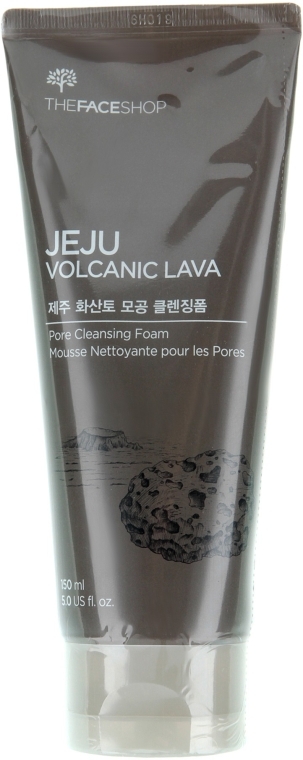 Очищающая пенка с экстрактом вулканической лавы - The Face Shop Jeju Volcanic Lava Pore Cleansing Foam