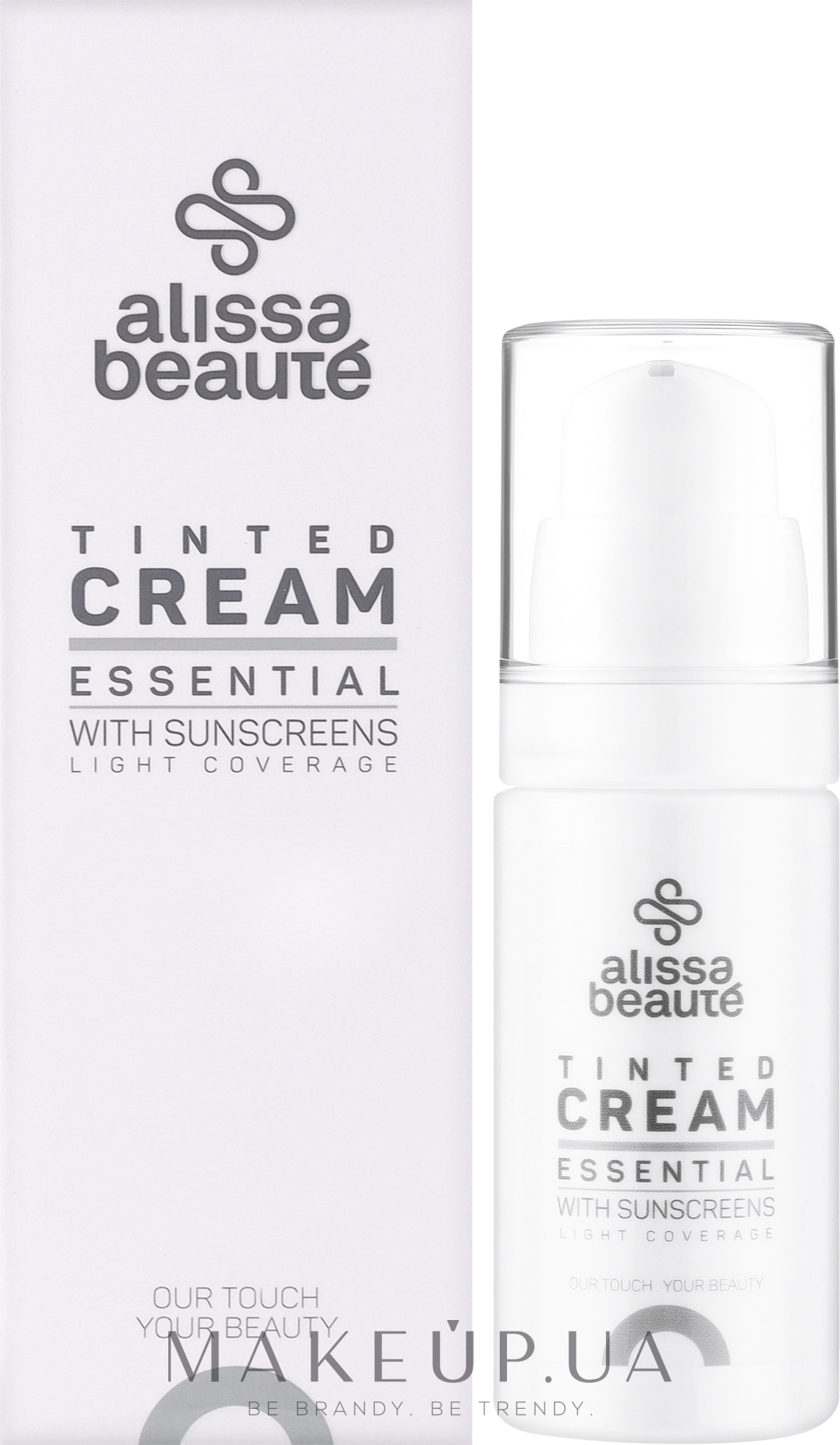 Тональний крем з сонцезахисними фільтрами - Alissa Beaute Essential Tinted Cream With Sunscreens Light Coverage — фото 30ml