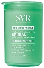 Парфумерія, косметика Кульковий дезодорант-антиперспірант - SVR Spirial Roll-On Vegetal Deodorant 24H Refill (змінний блок)