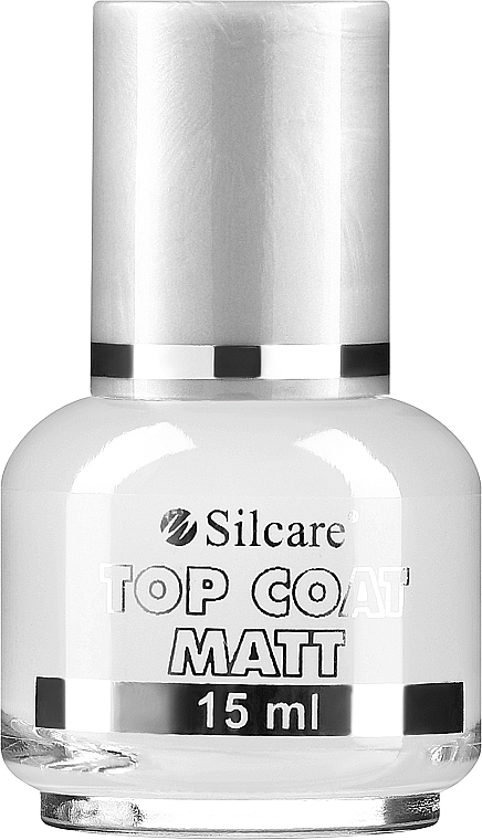 Верхнє матове покриття для нігтів - Silcare Top Coat Mat — фото N1
