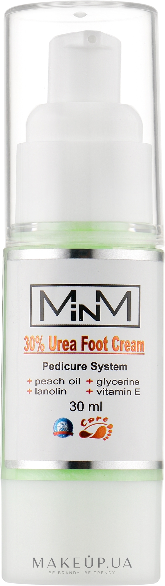 Крем для ног с мочевиной 30% - M-in-M 30% Urea Foot Cream  — фото 30ml