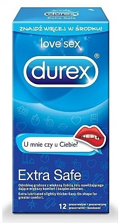 Презервативы утолщенные, 12 шт - Durex Extra Safe Emoji — фото N2