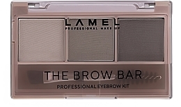 Парфумерія, косметика LAMEL Make Up The Brow Bar Palette - LAMEL Make Up The Brow Bar Eyebrow Kit