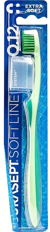 Зубная щетка "Extra Soft 0.12" мягкая, зеленая - Curaprox Curasept Toothbrush — фото N2