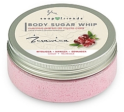 Цукровий мус для душу "Журавлина" - Soap&Friends Cranberry Body Sugar Whip — фото N1
