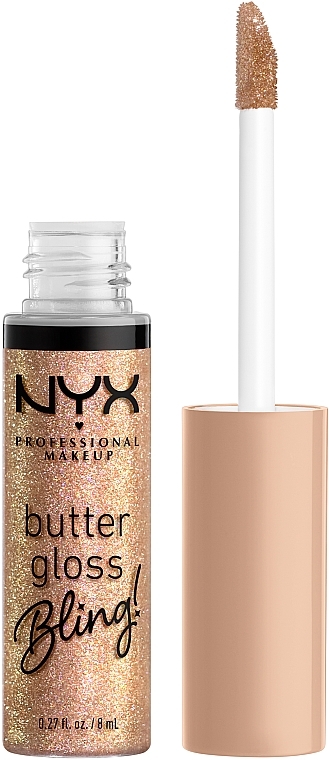 Зволожуючий блиск для губ - NYX Professional Makeup Butter Gloss Bling — фото N2