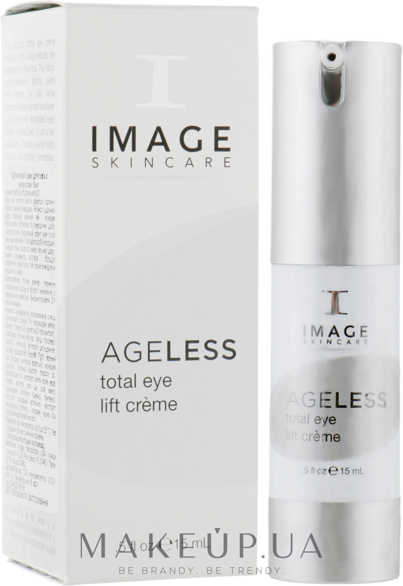 Ліфтинговий крем для повік з ретинолом - Image Skincare Ageless Total Eye Lift Crème with SCT — фото 15ml