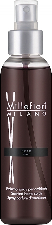 Ароматический спрей для дома - Millefiori Milano Natural Nero Home Spray — фото N1