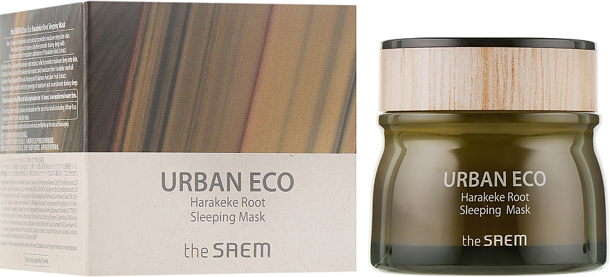 Ночная маска с экстрактом новозеландского льна - The Saem Urban Eco Harakeke Firming Seed Sleeping Pack 