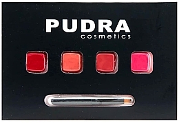 Духи, Парфюмерия, косметика Набор пробников - Pudra Cosmetics Lipstick