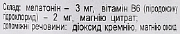 Дієтична добавка "Мелатонін" 450 мг - Vitera — фото N3