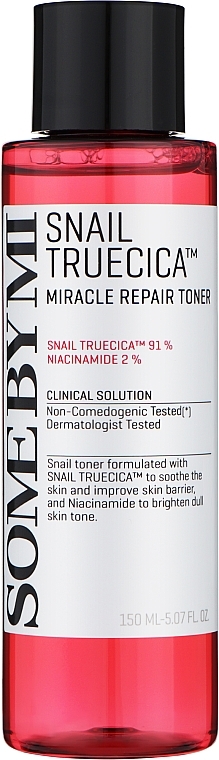 Восстанавливающий тонер с муцином черной улитки - Some By Mi Snail Truecica Miracle Repair Toner — фото N1