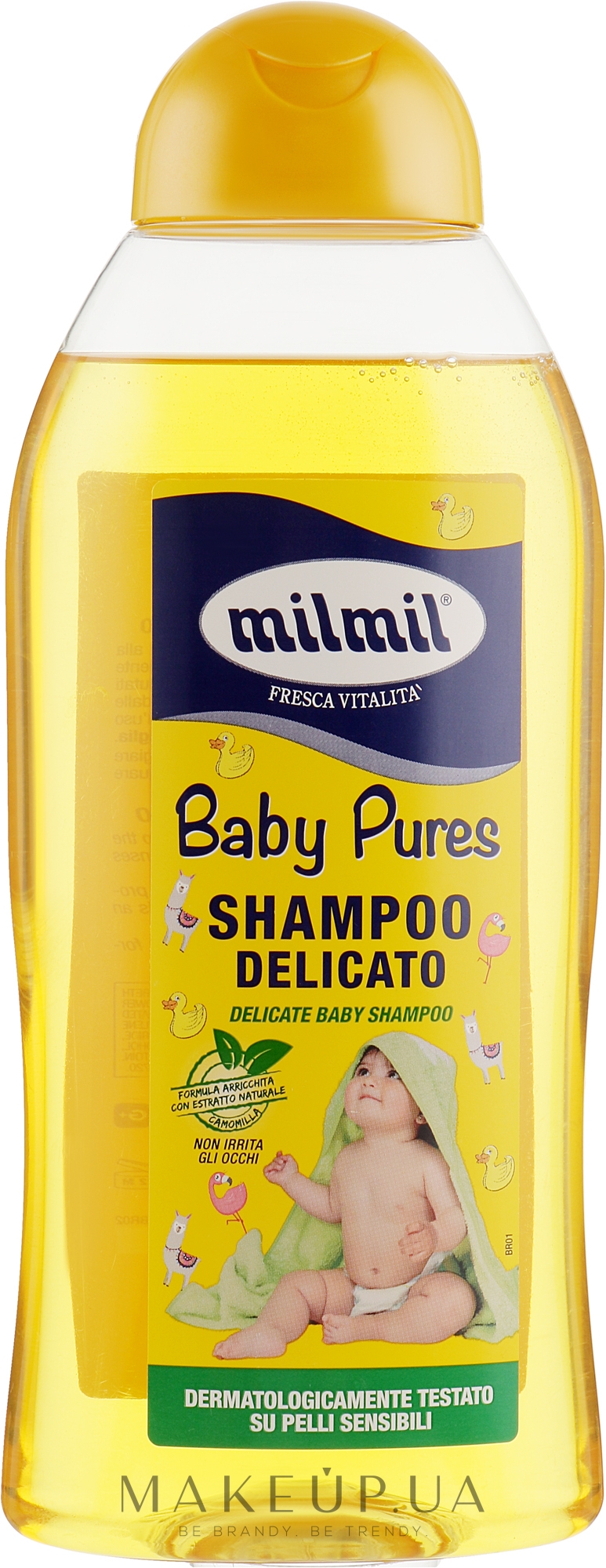 Деликатный шампунь для детей с эстрактом ромашки - Mil Mil Delicate Baby Shampoo — фото 750ml