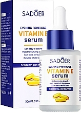 Сыворотка с маслом вечерней примулы и витамином Е - Sadoer Evening Primrose Vitamin E Serum — фото N1