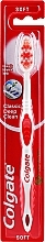 Зубна щітка "Classic", червона - Colgate Classic Deep Clean Soft — фото N1
