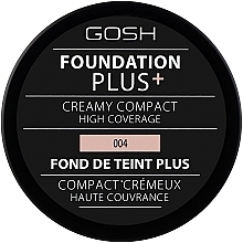 Компактный тональный крем - Gosh Copenhagen Foundation Plus+ Creamy Compact High Coverage — фото N2