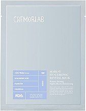 Ревіталізувальна маскам з морськими водоростями та гіалуроновою кислотою - Cremorlab Marine Hyaluronic Revital Mask — фото N1